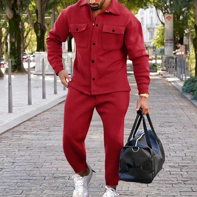 Suede Craft Two Piece Suit