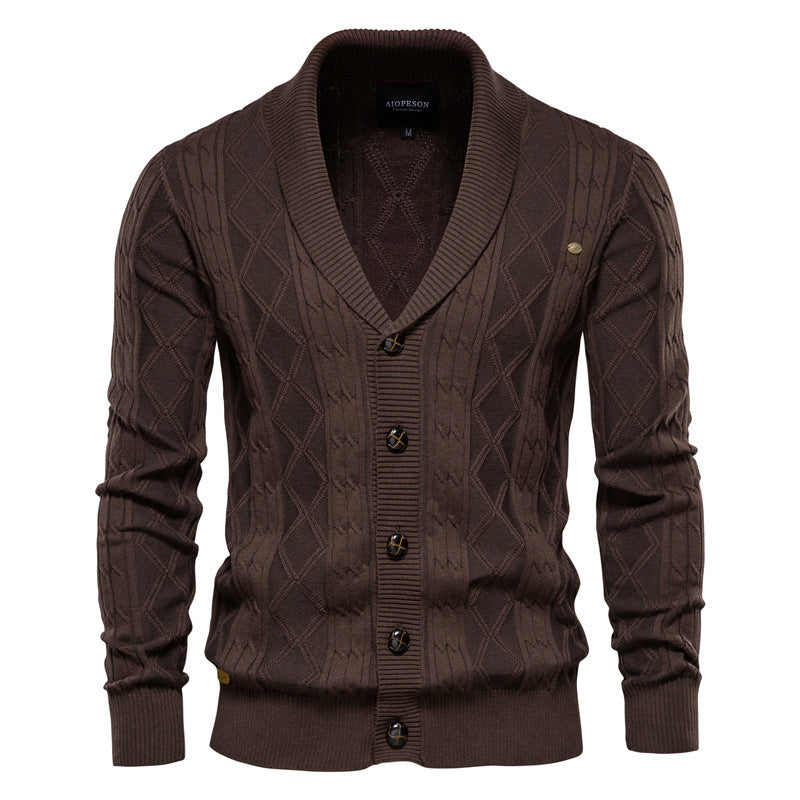 Urban Gents | Men's Thick Knit Cardigan