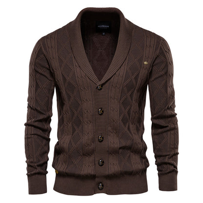 Urban Gents | Men's Thick Knit Cardigan