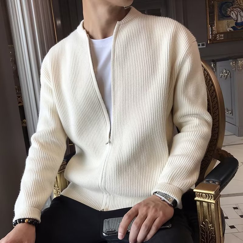 Urban Gents Men’s Slim-Fit Knit Cardigan