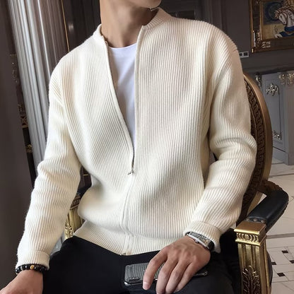 Urban Gents Men’s Slim-Fit Knit Cardigan