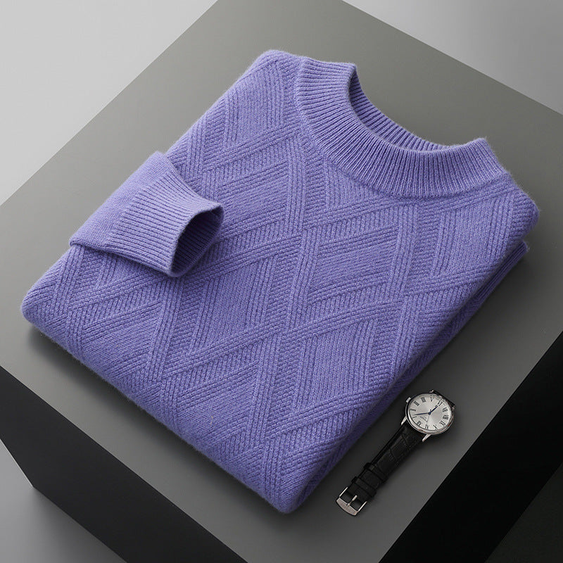 Half Turtleneck Wool Sweater