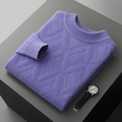 Half Turtleneck Wool Sweater