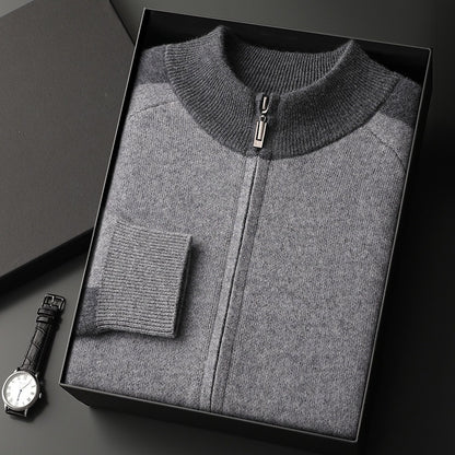 Cashmere Half-Zip Knitted Tracksuit