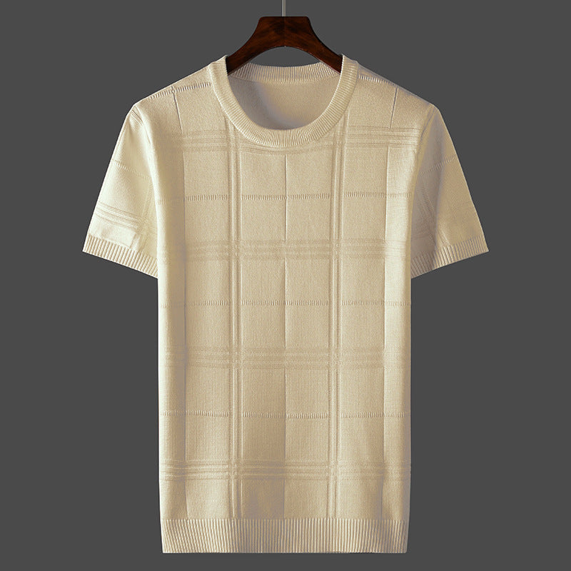 Urban Gents | Short sleeve knit sweater