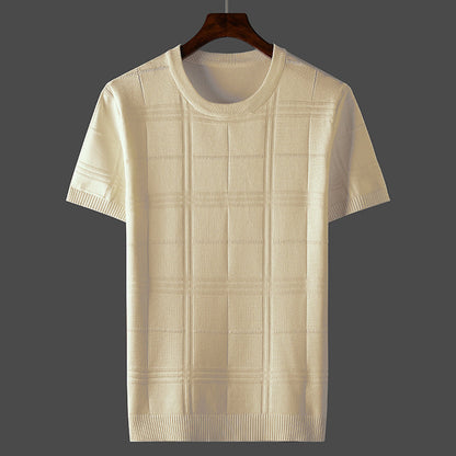 Urban Gents | Short sleeve knit sweater