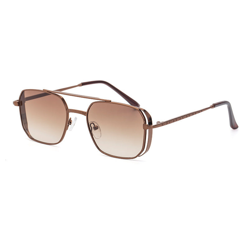 Square steampunk sunglasses