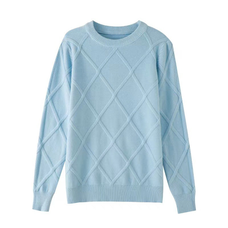 Classic Wool-Blend Crewneck Sweater