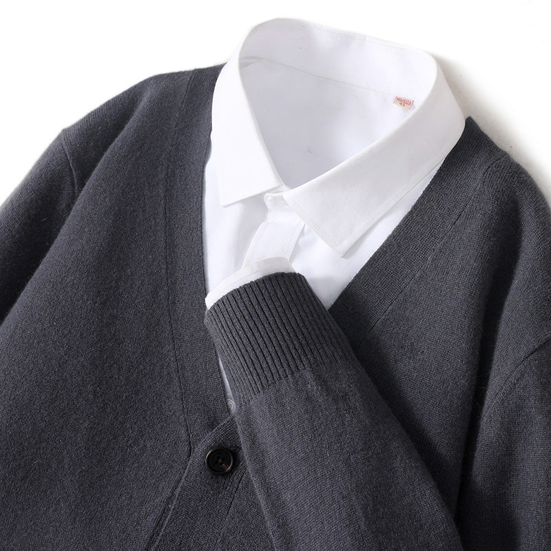 Urban Gents | V-Neck Wool Cardigan