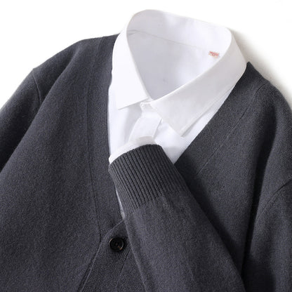 Urban Gents | V-Neck Wool Cardigan